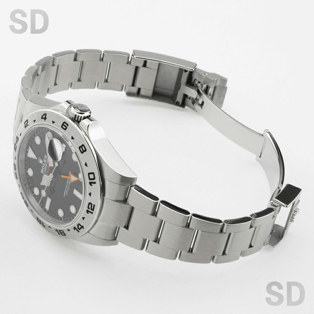 【無金利60回ローン】ROLEX ロレックス エクスプローラーII 216570 ブラック メンズ 【中古】