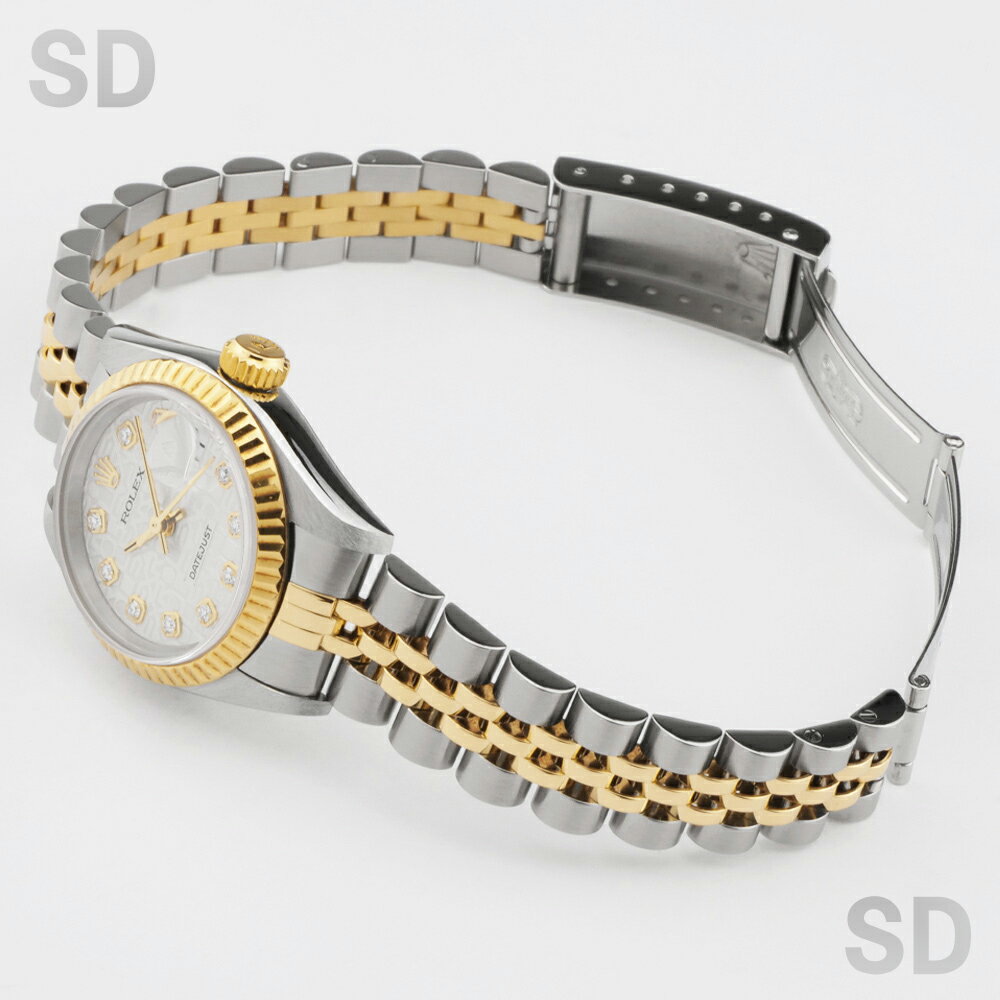 【無金利60回ローン】ROLEX ロレックス デイトジャスト 79173G シルバーコンピューター/ダイヤ レディース 【中古】