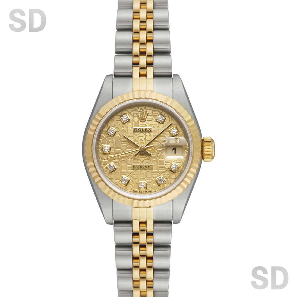 NIXON - 【無金利60回ローン】ROLEX ロレックス デイトジャスト 79173G シャンパンコンピューター/ダイヤ レディース 【中古】