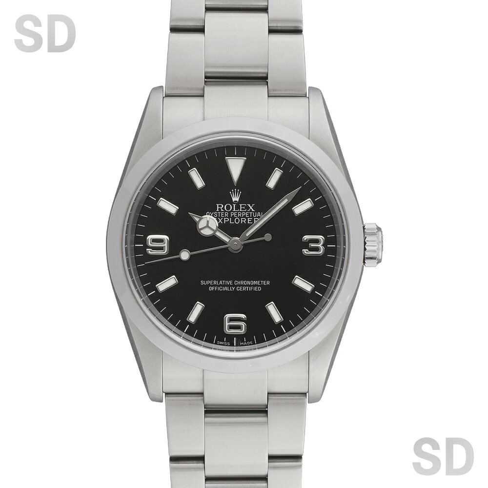 【無金利60回ローン】ROLEX ロレックス エクスプローラーI 114270 ブラック メンズ 【 ...