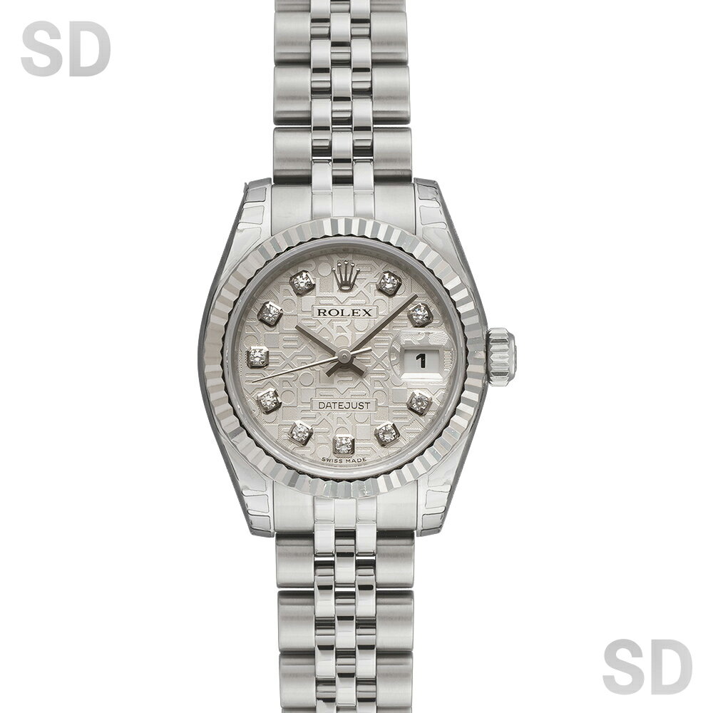 【無金利60回ローン】ROLEX ロレックス デイトジャスト26 179174G シルバーコンピュー ...
