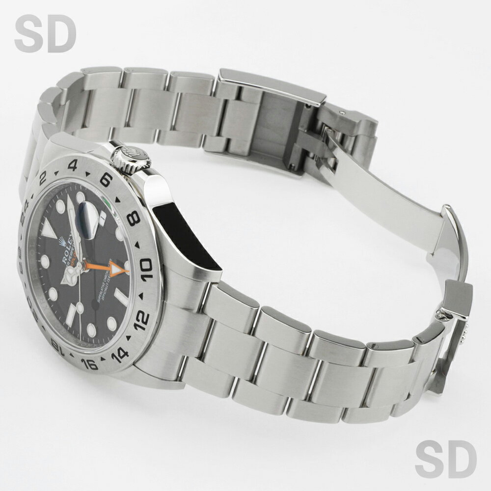 【無金利60回ローン】ROLEX ロレックス エクスプローラーII 226570 ブラック メンズ 【中古】