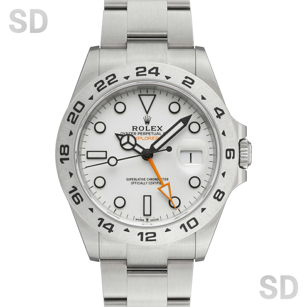 【無金利60回ローン】ROLEX ロレックス エクスプローラーII 226570 ホワイト メンズ 【中古】