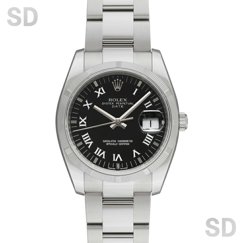 【無金利60回ローン】ROLEX ロレックス パーペチュアルデイト 115210 ブラック/プリント ...