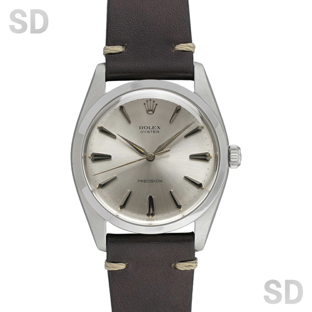 【無金利60回ローン】ROLEX ロレックス ビッグオイスター/手巻き 6424 シルバー メンズ 【ヴィンテージ・アンティーク】(2.0)