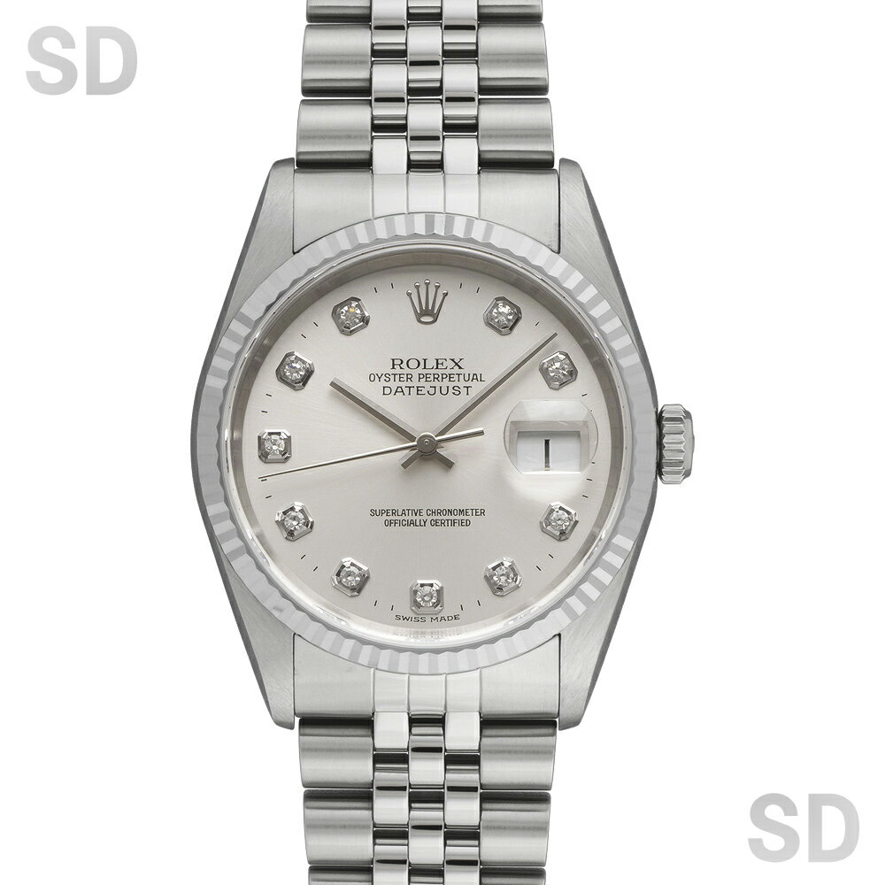 Other - 【無金利60回ローン】ROLEX ロレックス デイトジャスト 16234G シルバー/ダイヤ メンズ 【中古】