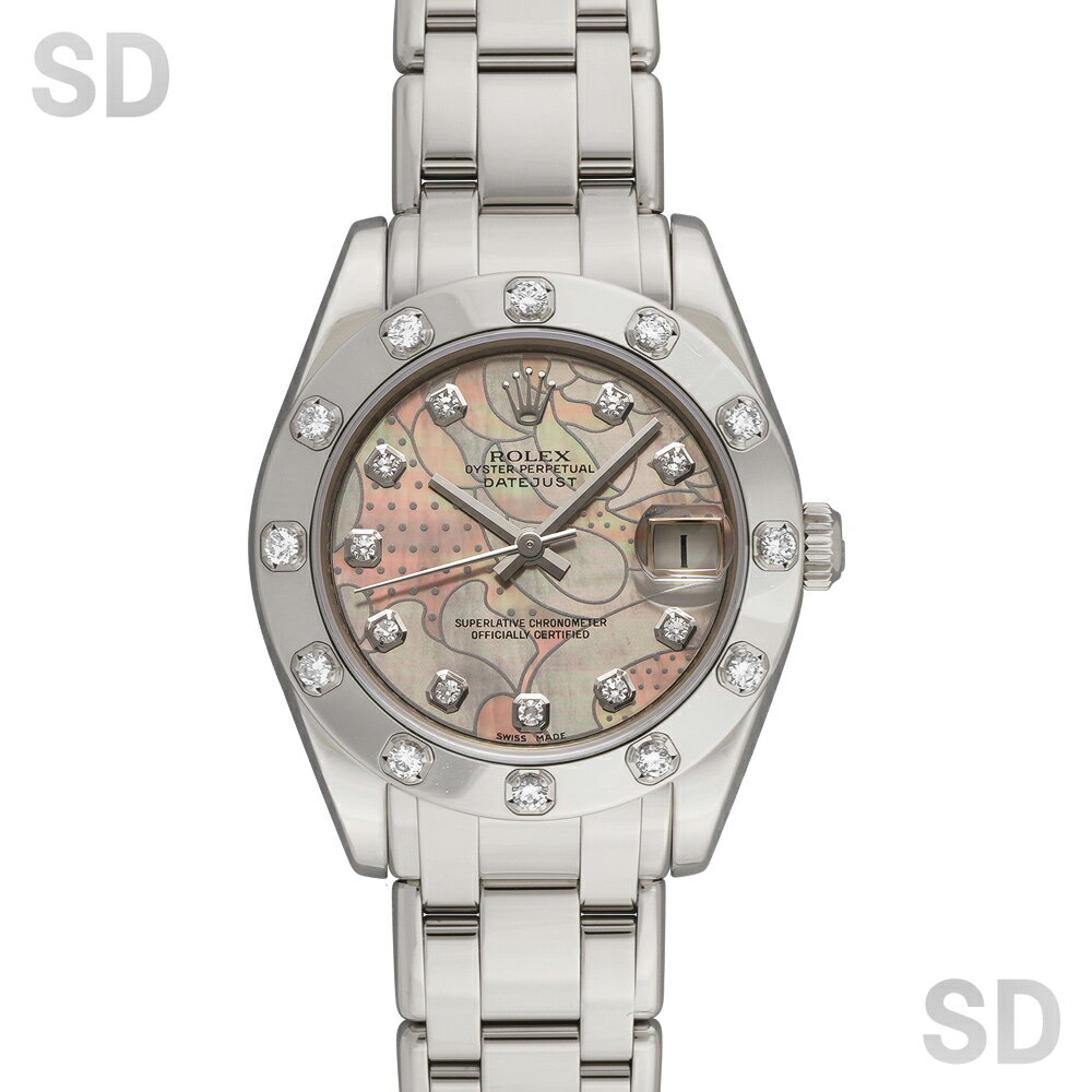 ROLEX - 【無金利60回ローン】ROLEX ロレックス パールマスター34 81319NG ゴールダストドリーム/ダイヤ/ベゼル12Pダイヤ ボーイズ 【中古】