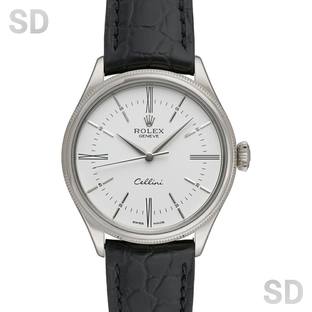 【無金利60回ローン】ROLEX ロレックス チェリーニタイム 50509 ホワイト メンズ 【中古】