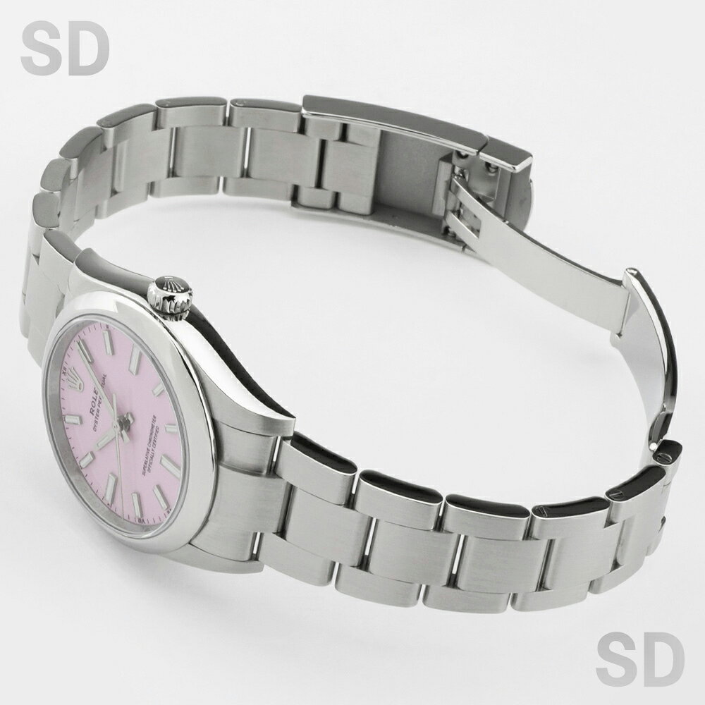 無金利60回ローン ROLEX ロレックス オイスターパーペチュアル34 124200 キャンディピンク メンズ 中古 satindollweb-10035848 ロレックス専門店サテンドール サンプル画像3