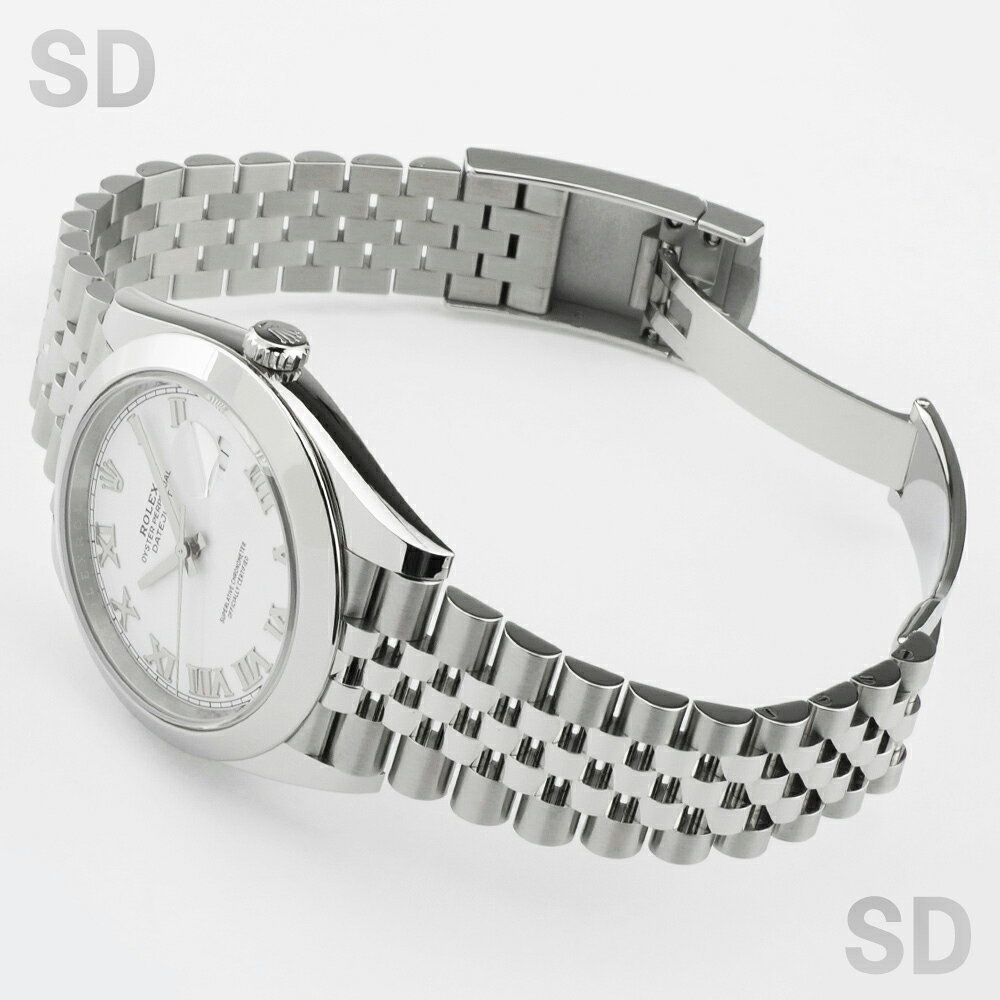 無金利60回ローン ROLEX ロレックス デイトジャスト41 126300 ホワイト ローマ メンズ 中古 satindollweb-10035846 ロレックス専門店サテンドール サンプル画像3