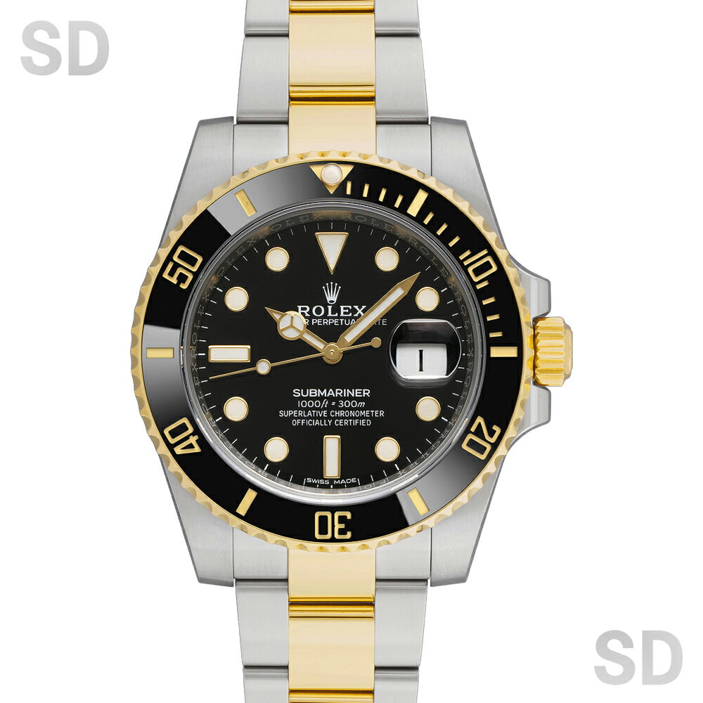 【無金利60回ローン】ROLEX ロレックス サブマリーナー デイト 116613LN ブラック メンズ 【中古】
