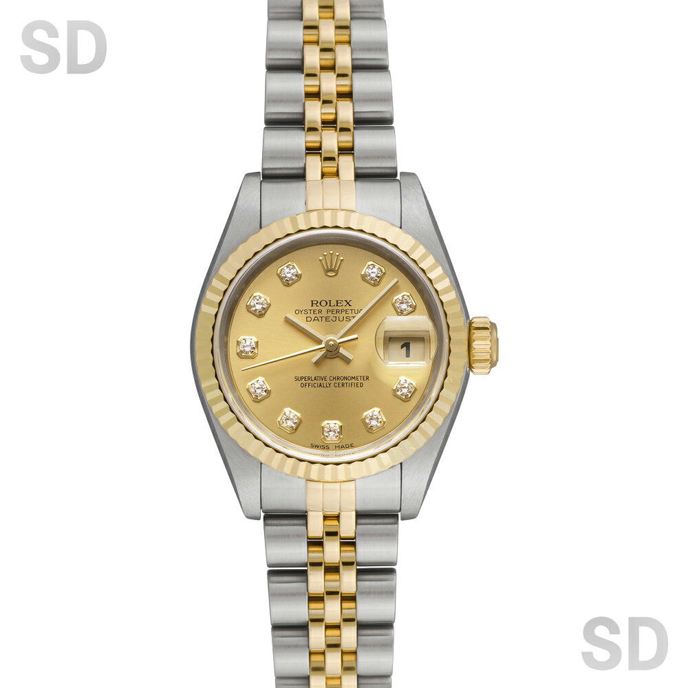 Other - 【無金利60回ローン】ROLEX ロレックス デイトジャスト 79173G シャンパン/ダイヤ レディース 【中古】
