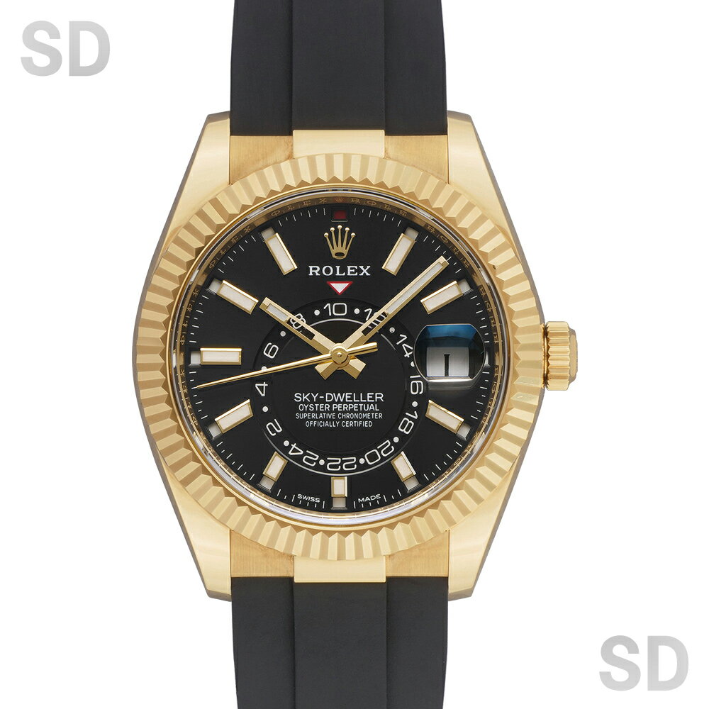 【無金利60回ローン】ROLEX ロレックス スカイドゥエラー 326238 ブライトブラック メンズ 【中古】