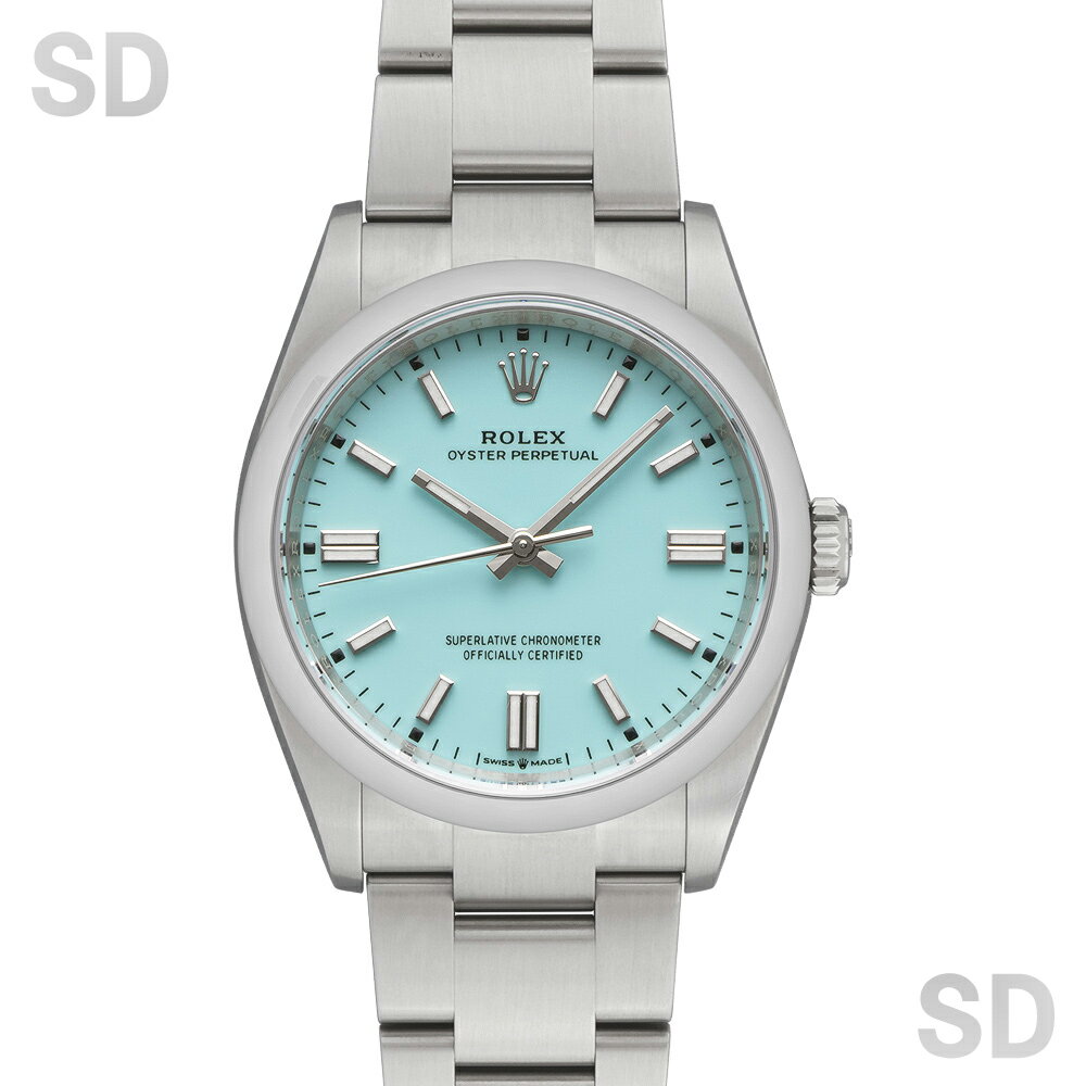 【無金利60回ローン】ROLEX ロレックス オイスターパーペチュアル36 126000 ターコイズブルー メンズ 【中古】