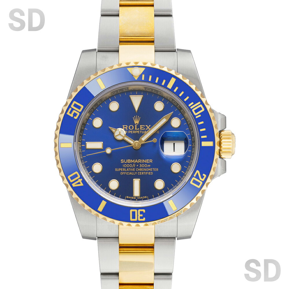 【無金利60回ローン】ROLEX ロレックス サブマリーナー 116613LB ブルー メンズ 【中古】