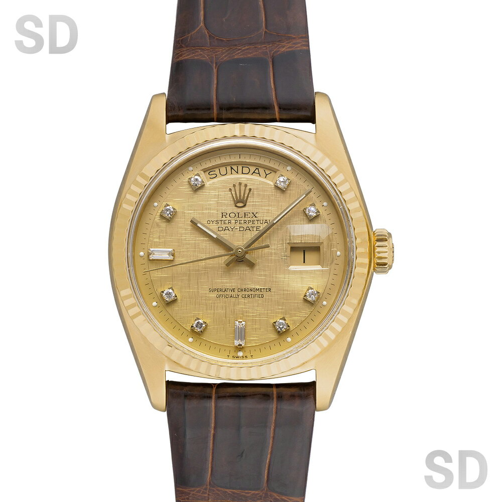 【無金利60回ローン】ROLEX ロレックス デイデイト 1803A/8 シャンパン/モザイク/ダイヤ メンズ 【ヴィンテージ・アンティーク】