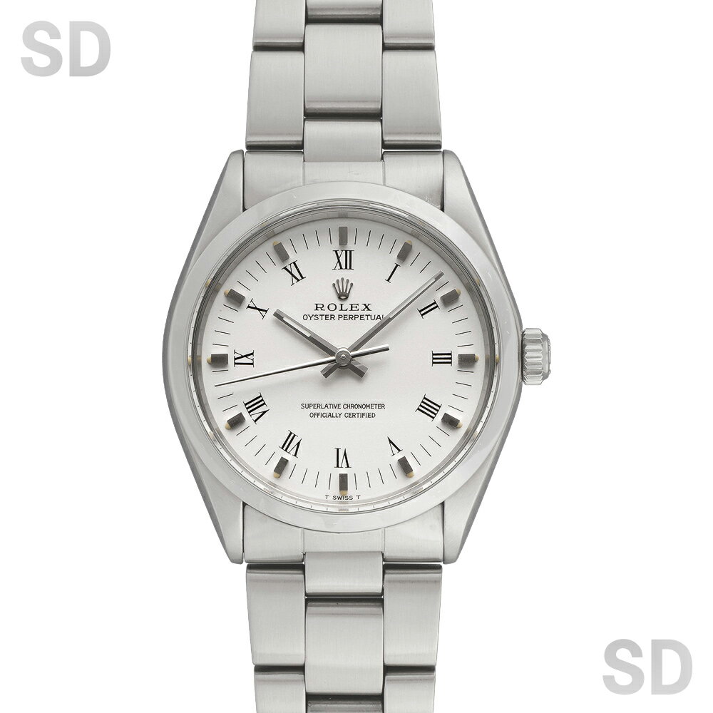 【無金利60回ローン】ROLEX ロレックス オイスターパーペチュアル 1002 ホワイト/プリントローマ メンズ 【ヴィンテージ・アンティーク】