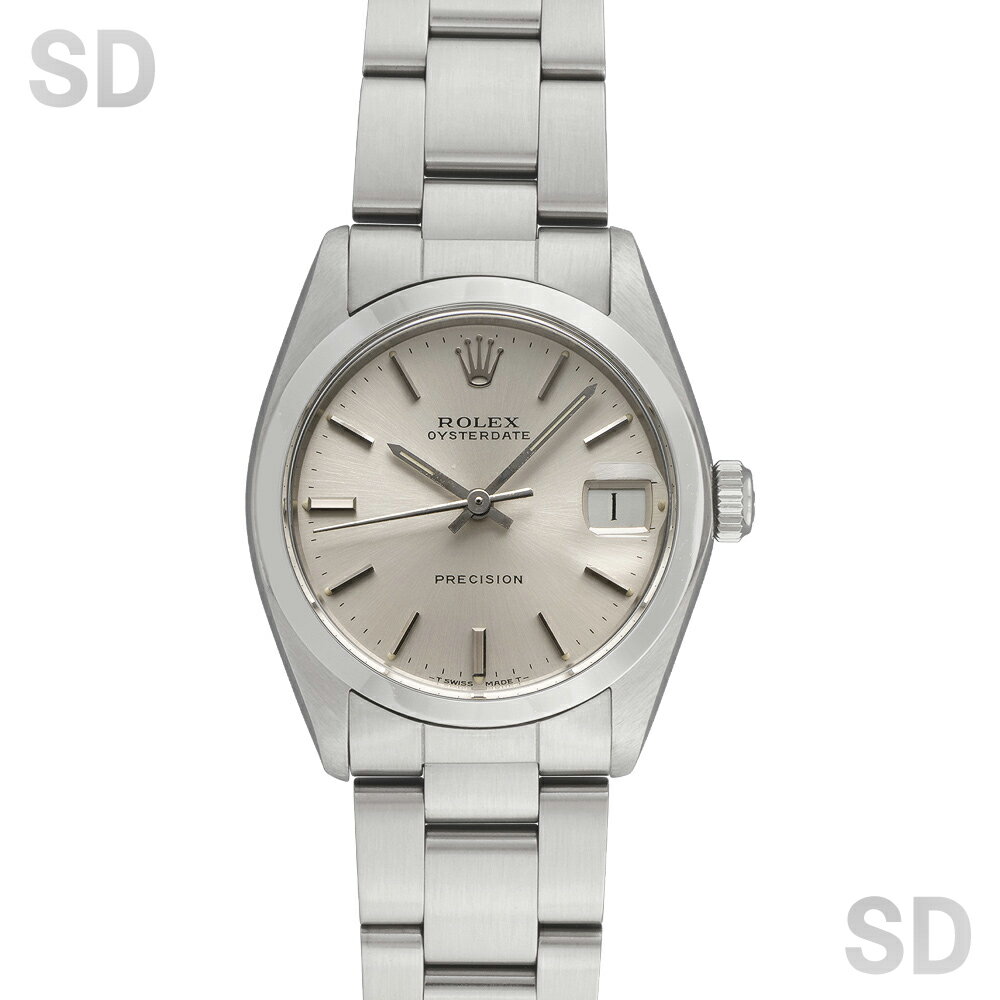 【無金利60回ローン】ROLEX ロレックス オイスターデイト/手巻き 6466 シルバー ボーイズ 【ヴィンテージ・アンティーク】