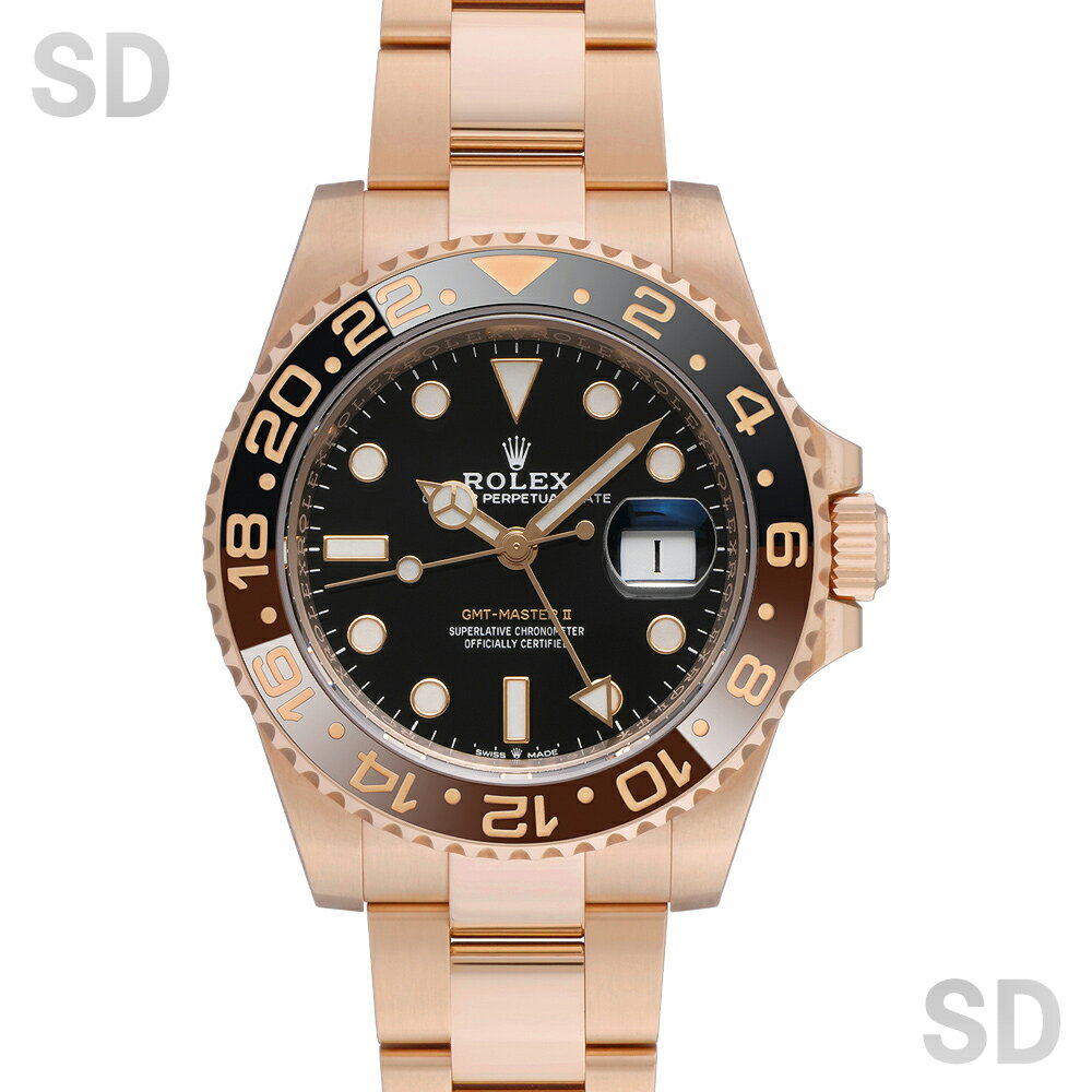 【無金利60回ローン】ROLEX ロレックス GMTマスターII 126715CHNR ブラック/ブラックブラウンベゼル メンズ 【中古】