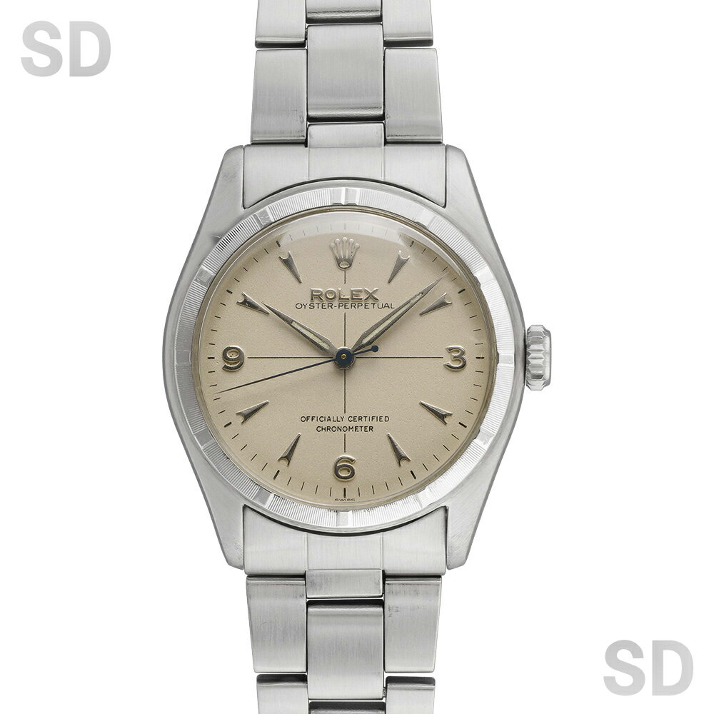 【無金利60回ローン】ROLEX ロレックス オイスターパーペチュアル セミバブルバック 6107 アイボリー369 メンズ 【ヴィンテージ・アンティーク】