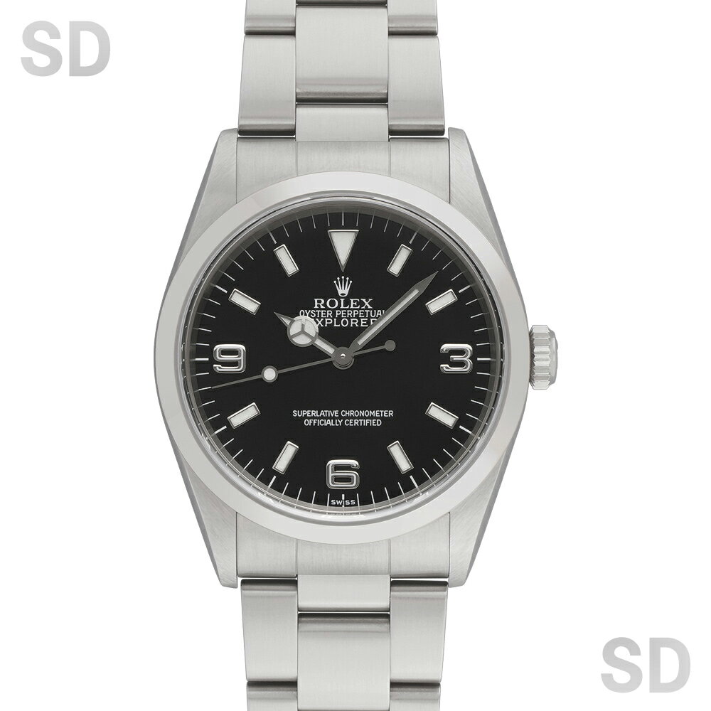 【無金利60回ローン】ROLEX ロレックス エクスプローラーI 14270 ブラック メンズ 【中古】