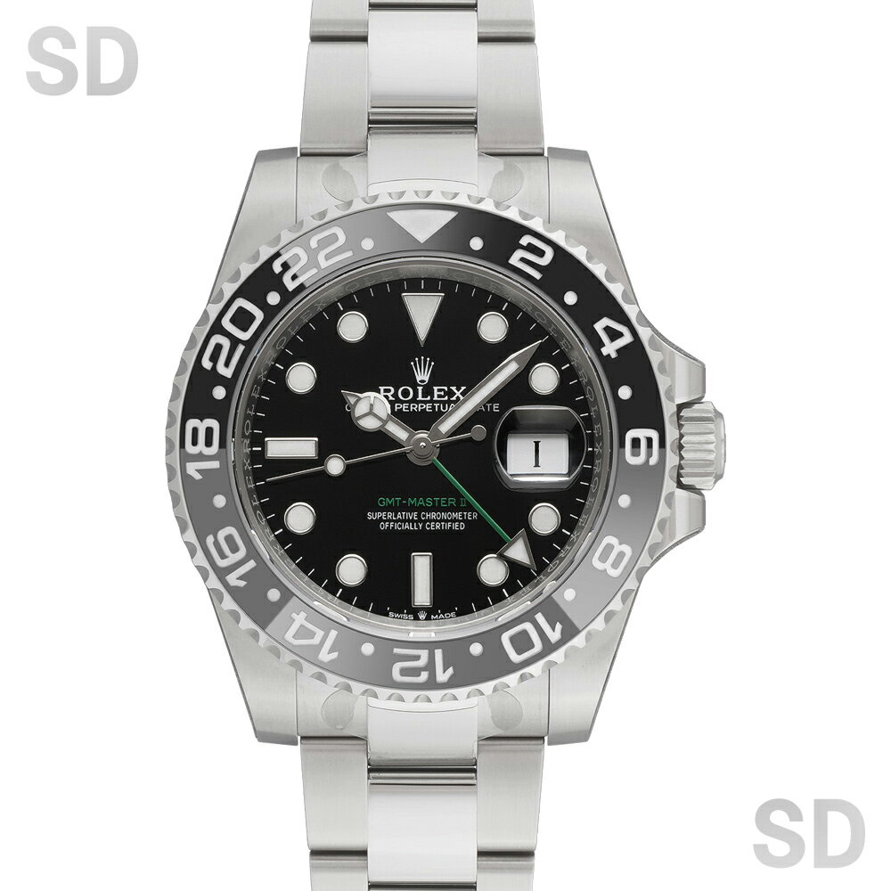 【無金利60回ローン】ROLEX ロレックス GMTマスターII 126710GRNR ブラック/グレーブラックベゼル メンズ 【未使用】【中古】