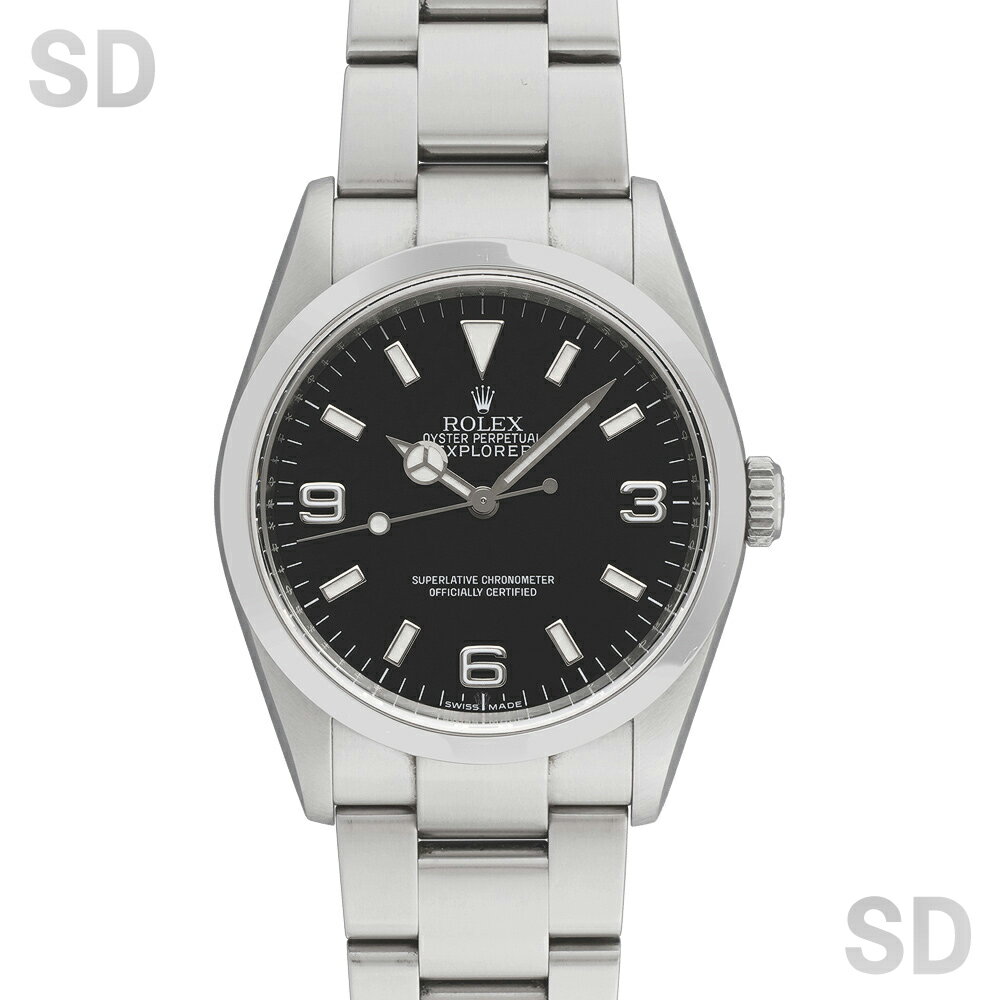 EXPLORER - 【無金利60回ローン】ROLEX ロレックス エクスプローラーI 114270 ブラック メンズ 【中古】