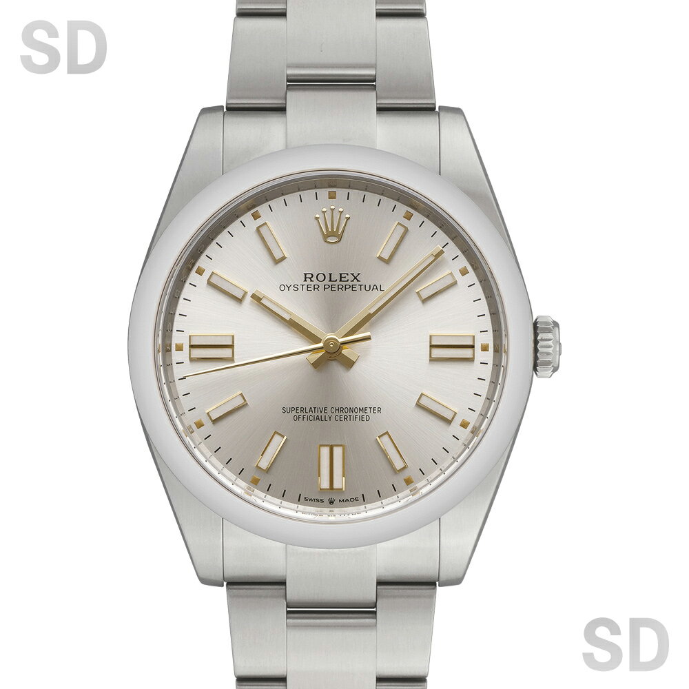 【無金利60回ローン】ROLEX ロレックス オイスターパーペチュアル41 124300 シルバー メンズ 【中古】