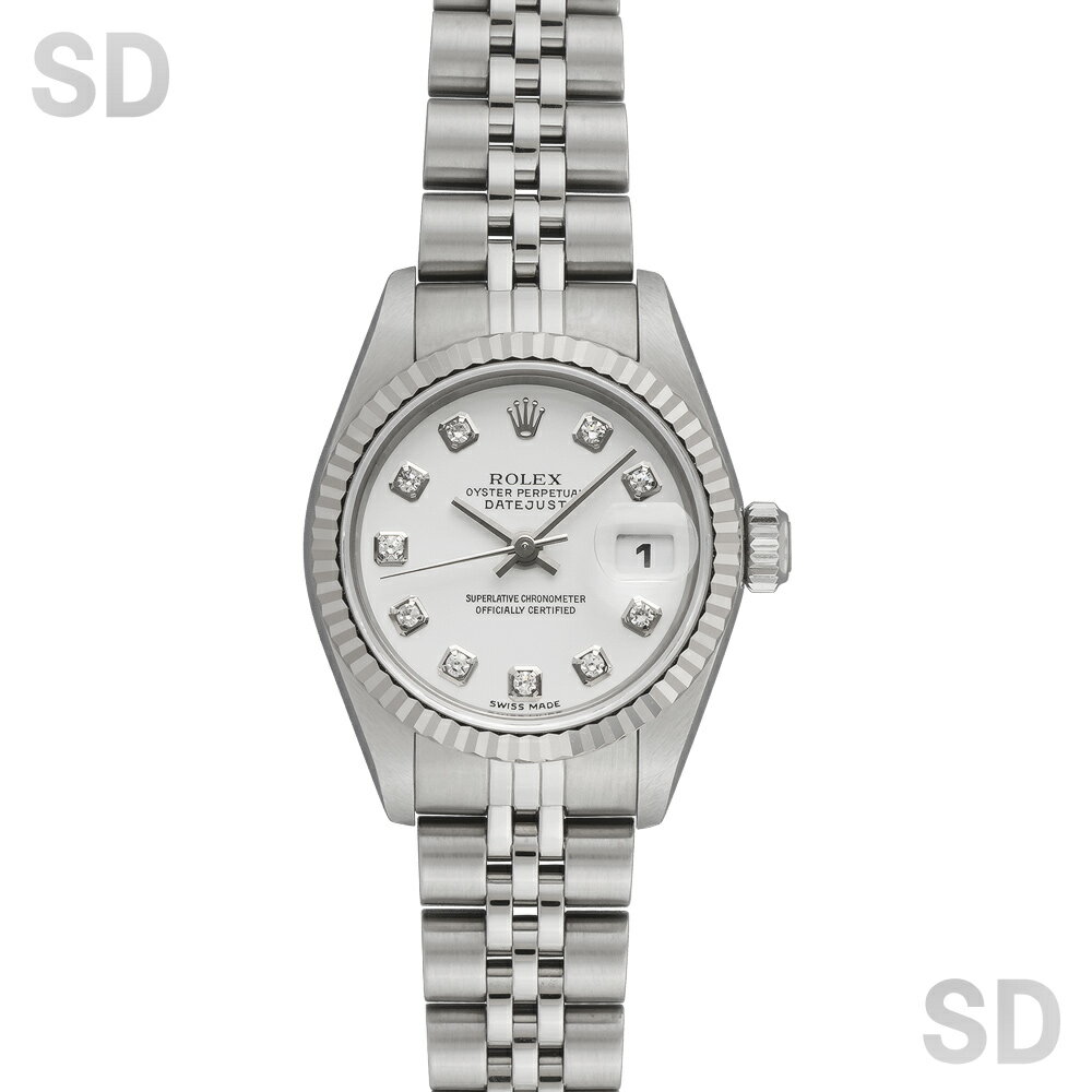 【無金利60回ローン】ROLEX ロレックス デイトジャスト 79174G ホワイト/ダイヤ レディース 【中古】