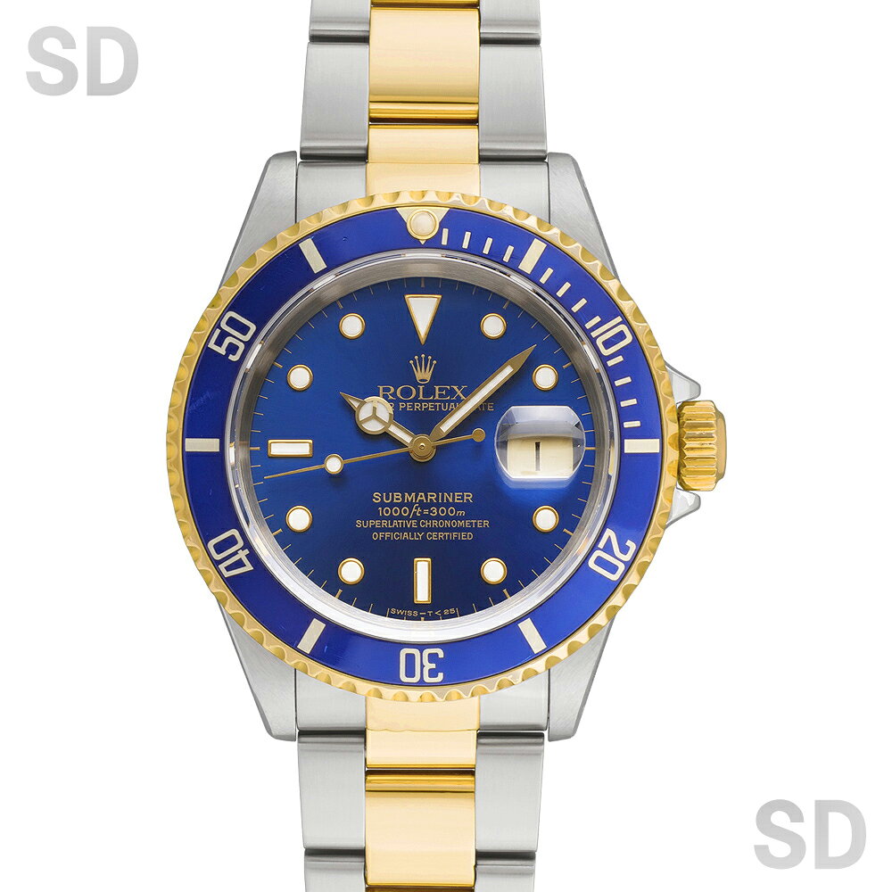 【無金利60回ローン】ROLEX ロレックス サブマリーナー 16613 ブルー メンズ 【中古】