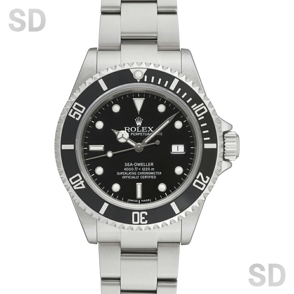 【無金利60回ローン】ROLEX ロレックス シードゥエラー 16600 ブラック メンズ 【中古】