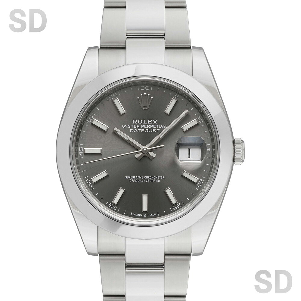 【無金利60回ローン】ROLEX ロレックス デイトジャスト41 126300 スレート メンズ 【中古】