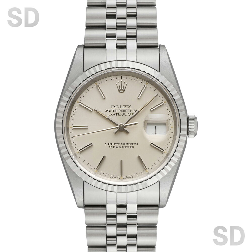 無金利60回ローン ROLEX ロレックス デイトジャスト 16234 シルバー メンズ 中古 satindollweb-10036131 ロレックス専門店サテンドール パッケージ画像