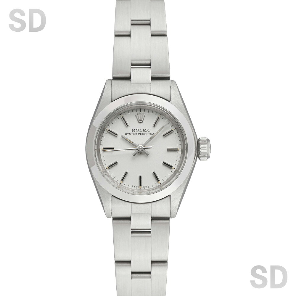 【無金利60回ローン】ROLEX ロレックス オイスターパーペチュアル 6718 ホワイト レディース 【ヴィンテージ・アンティーク】
