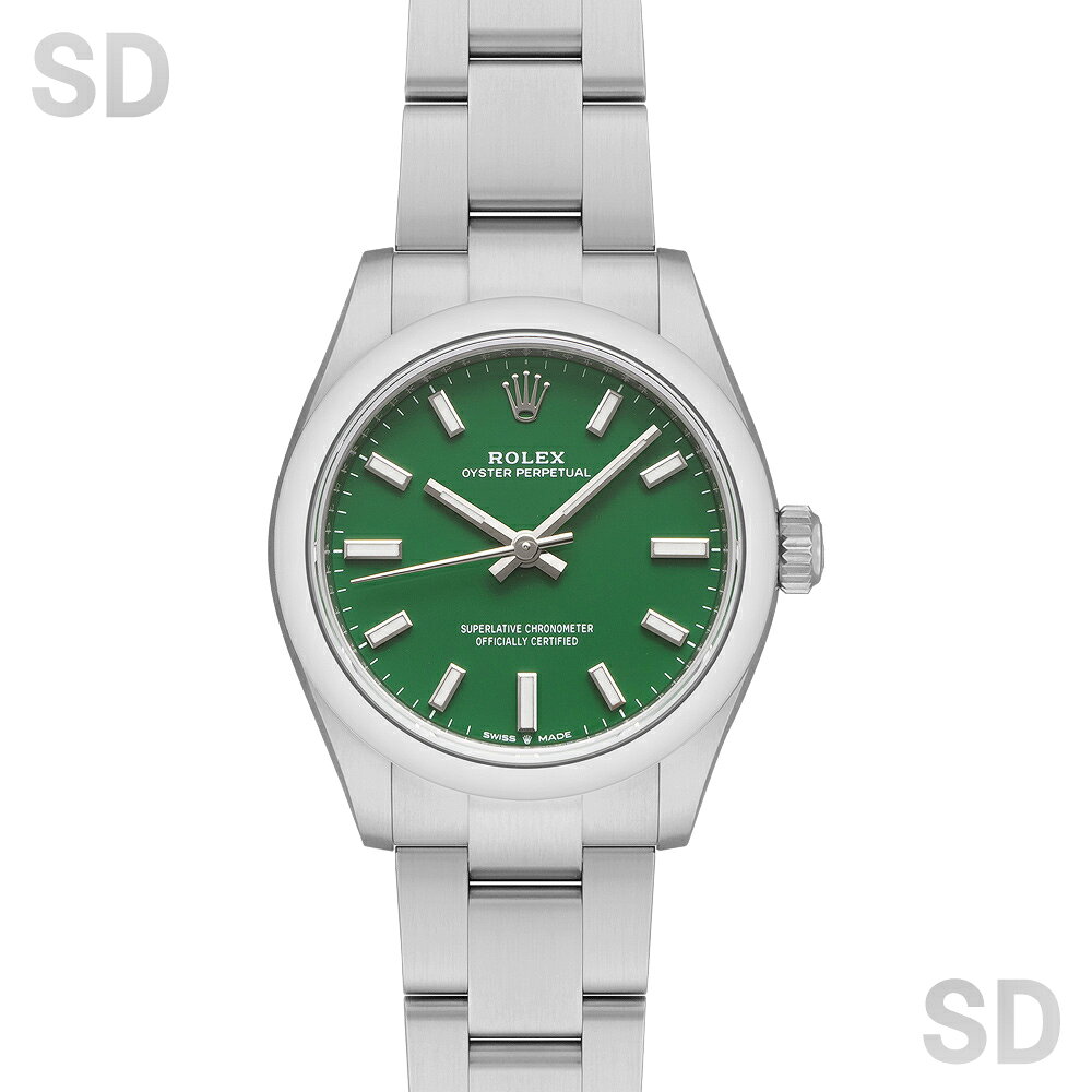 【無金利60回ローン】ROLEX ロレックス オイスターパーペチュアル31 277200 グリーン ボーイズ 【中古】