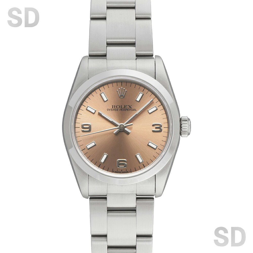 【無金利60回ローン】ROLEX ロレックス オイスターパーペチュアル 67480 ピンク369 ボーイズ 【中古】