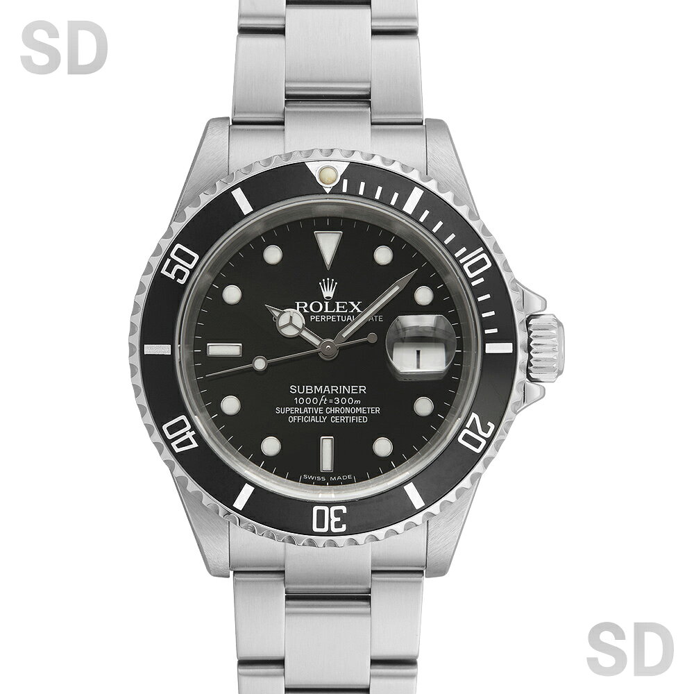 【無金利60回ローン】ROLEX ロレックス サブマリーナー 16610 ブラック メンズ 【中古】
