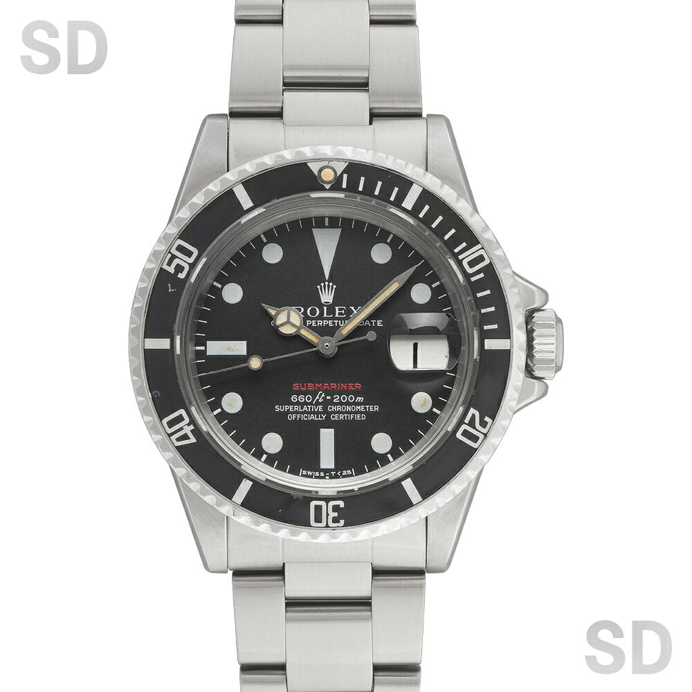 【無金利60回ローン】ROLEX ロレックス サブマリーナー 1680 ブラック/赤表記 メンズ 【ヴィンテージ・アンティーク】