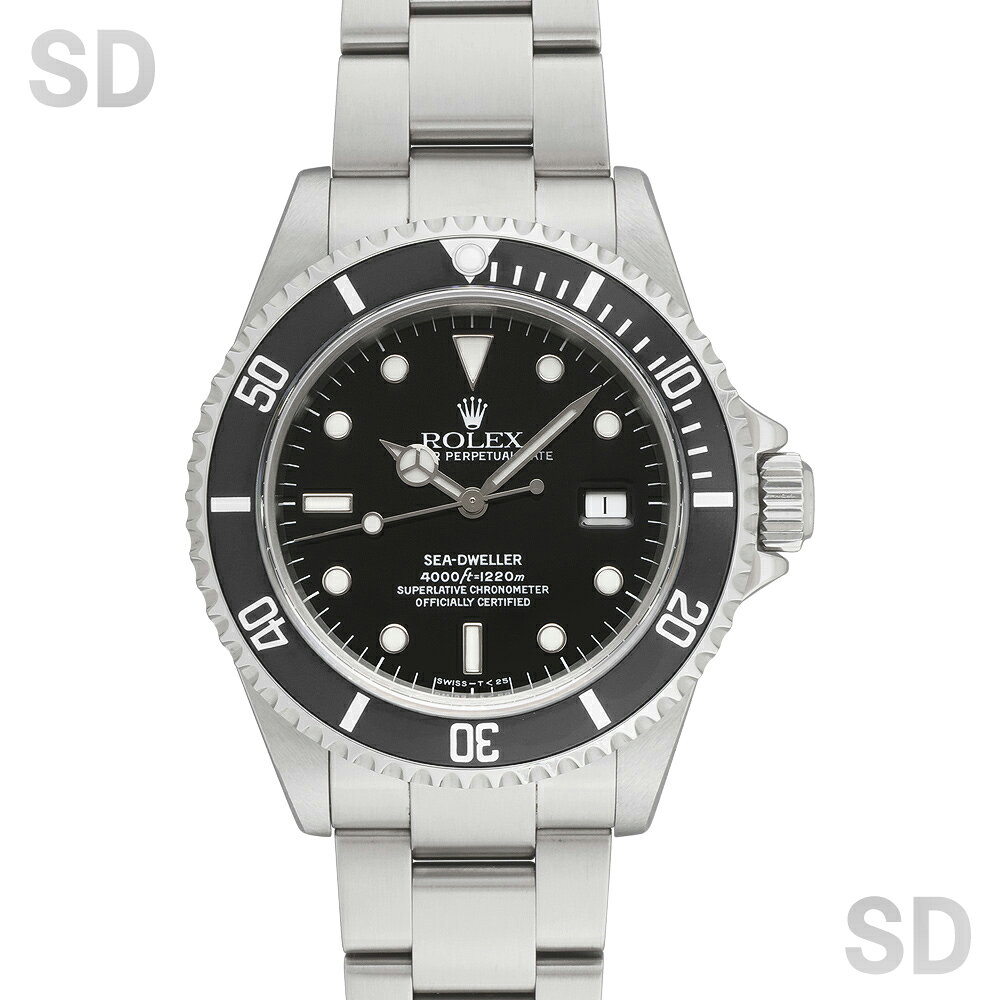 【無金利60回ローン】ROLEX ロレックス シードゥエラー 16600 ブラック メンズ 【中古】