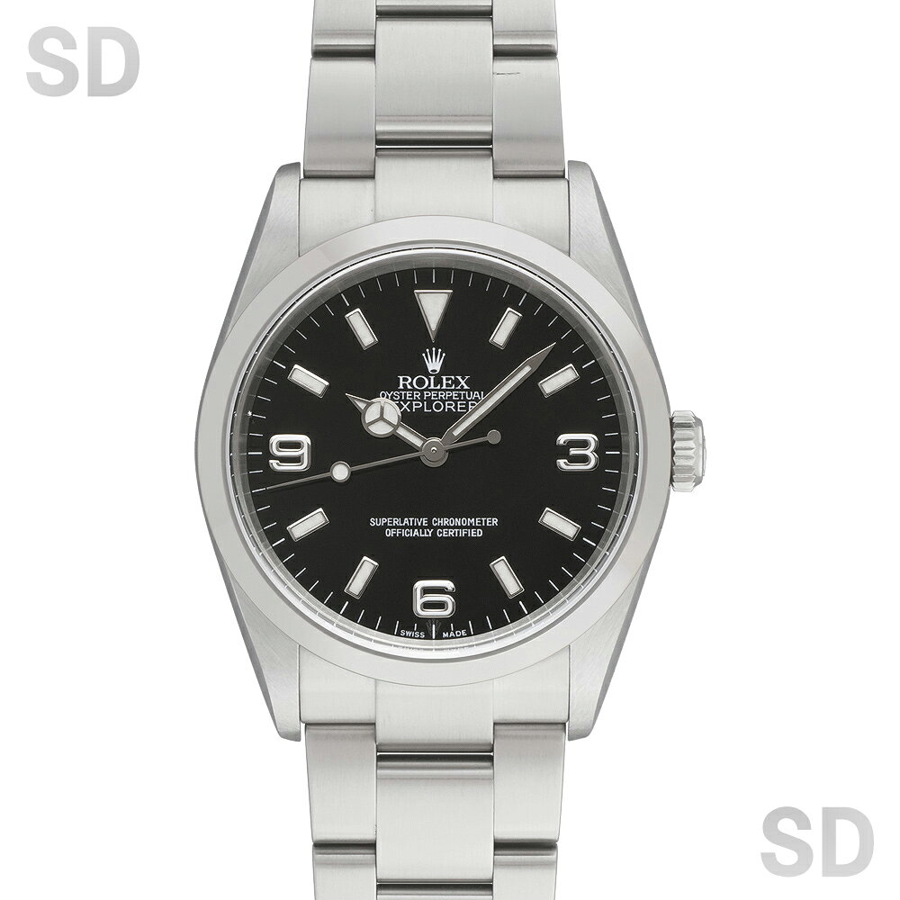 【無金利60回ローン】ROLEX ロレックス エクスプローラーI 114270 ブラック メンズ 【中古】