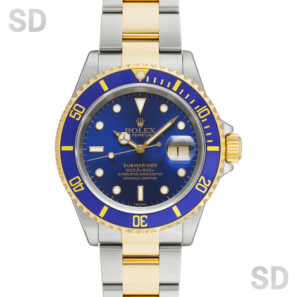 【無金利60回ローン】ROLEX ロレックス サブマリーナー 16613 ブルー メンズ 【中古】