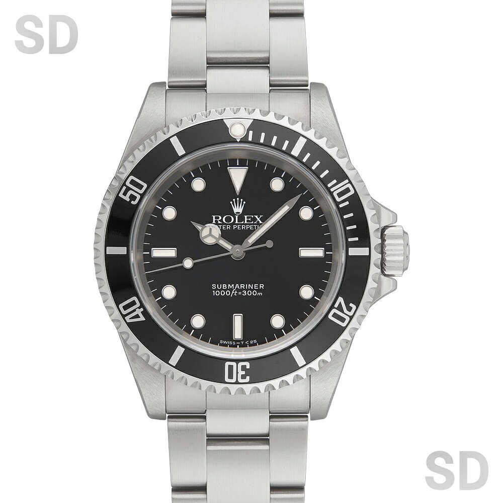 【無金利60回ローン】ROLEX ロレックス サブマリーナー 14060 ブラック メンズ 【中古】