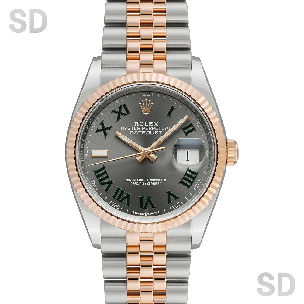 【無金利60回ローン】ROLEX ロレックス デイトジャスト36 126231 スレート/ローマ メンズ 【中古】