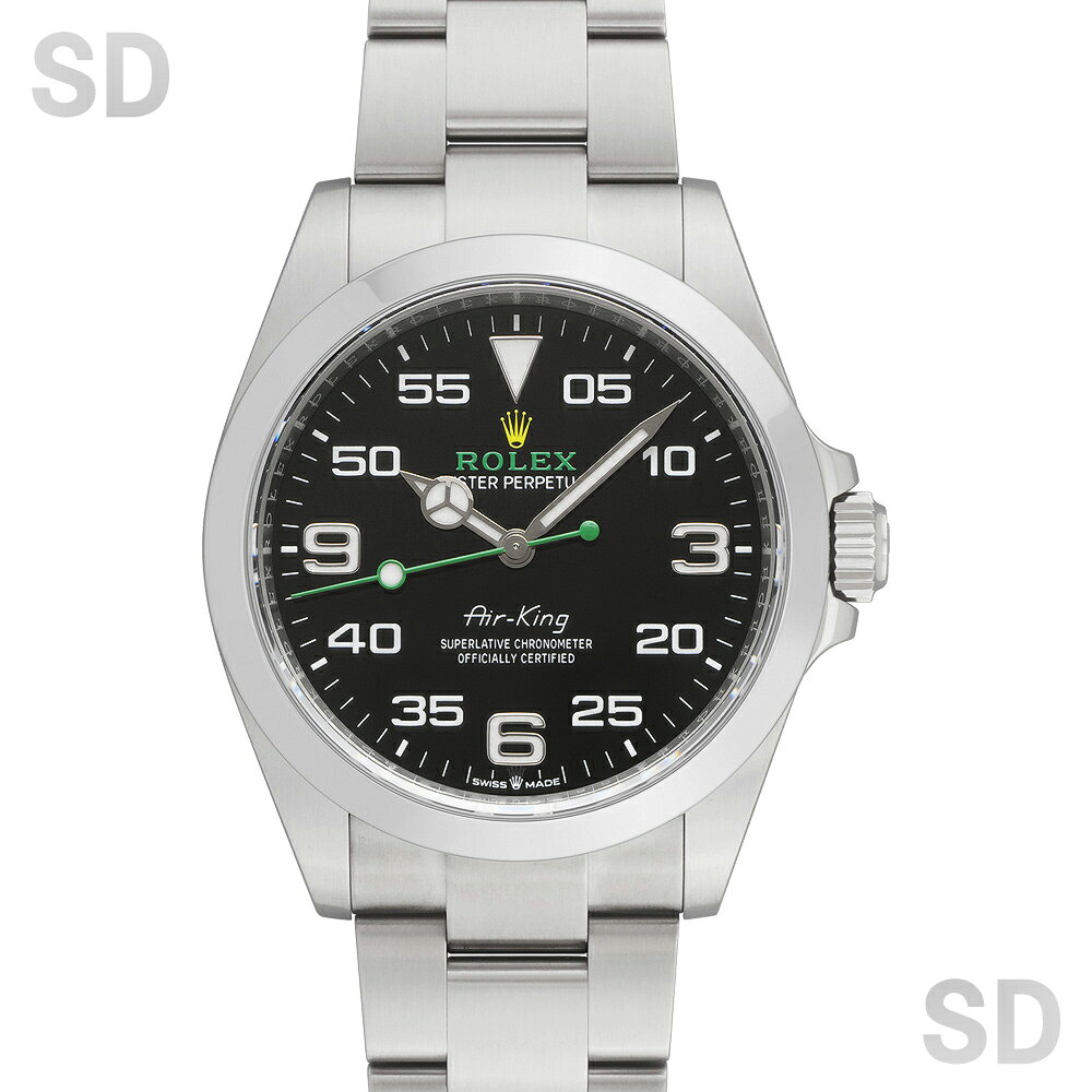 【無金利60回ローン】ROLEX ロレックス エアキング 126900 ブラック メンズ 【中古】
