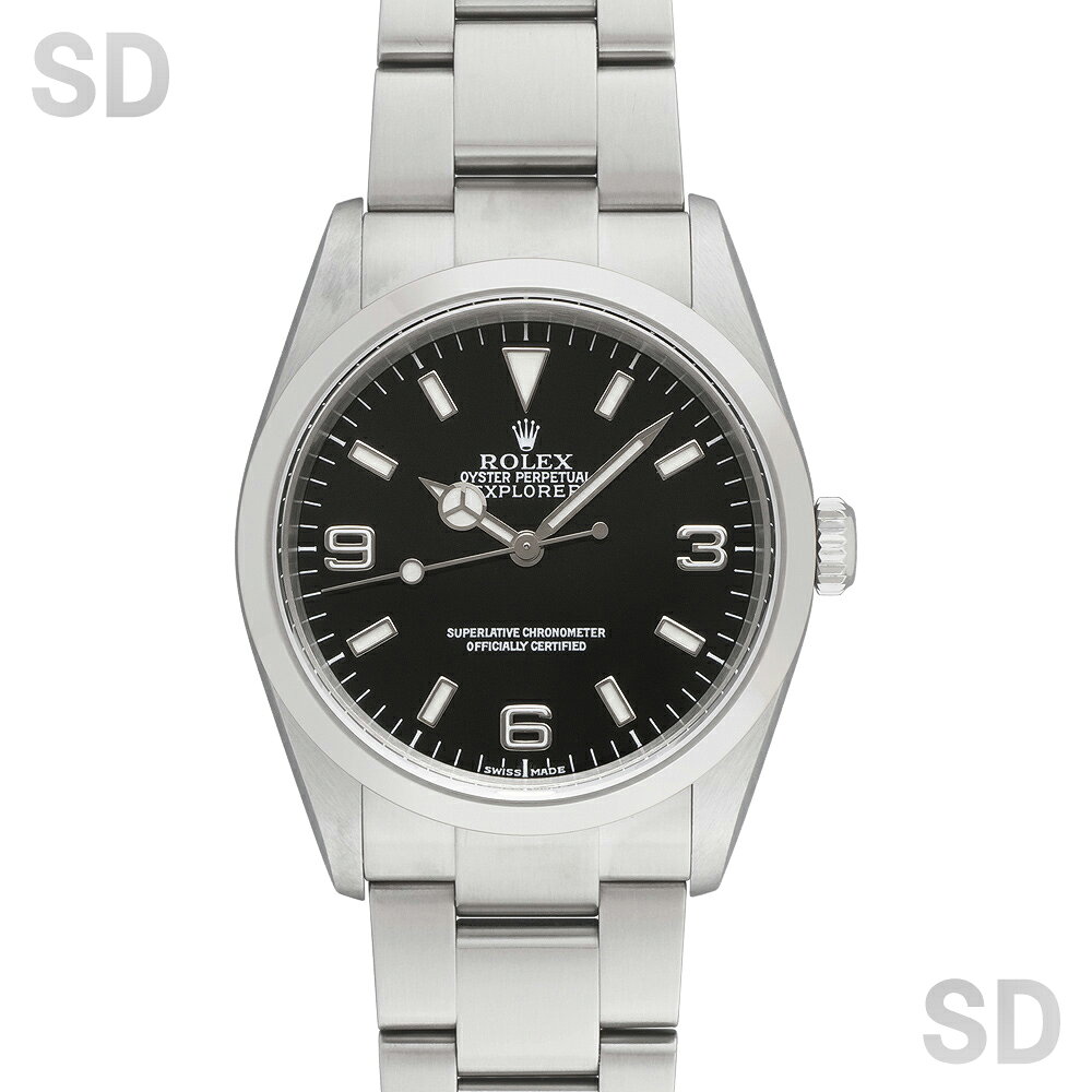 【無金利60回ローン】ROLEX ロレックス エクスプローラーI 114270 ブラック メンズ 【中古】