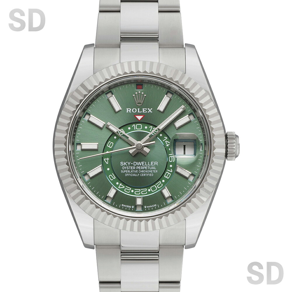 【無金利60回ローン】ROLEX ロレックス スカイドゥエラー 336934 ミントグリーン メンズ 【中古】
