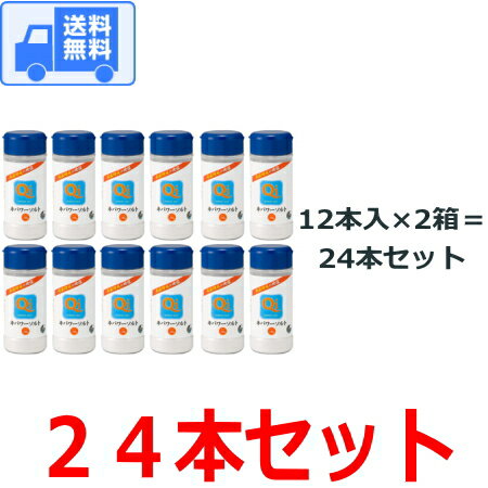 キパワーソルト 容器230gボトル【24本セット】　送料無料 (全国一律)です！宅配便でお届けします♪　焼き塩 焼塩