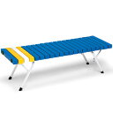 【送料無料】【法人専用】テラモト 折りたたみホームベンチ 1250 青 BC-302-412-3 その1