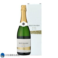 【ポイント5倍 11/04 20:00〜11/11 01:59】 瓶内二次発酵 MIZUBASHO PURE 720ml 【専用カートン】