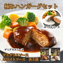 老舗肉屋の極 【二層仕立てのハンバーグ セット（デミグラスソース・ホワイトソース　各5袋）】 デミグラスソース×5袋 ホワイトソース×5袋 ハンバーグ 溢れんばかりの肉汁 温めるだけ 冷凍 お取り寄せ